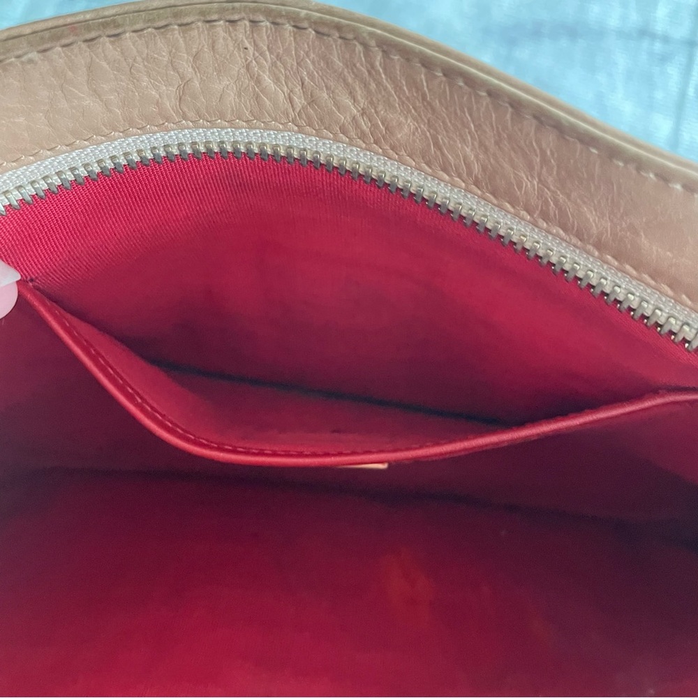 Christian Louboutin spiked clutch/ purse peach - Picture 12 of 15